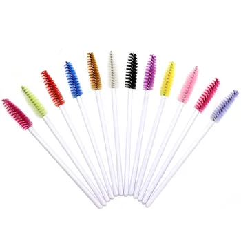 

HOT 50 Pcs/Pack Disposable Eyelash Brushes Mascara Eye Lash Wand Microbrush brushes for women Eyelash Extension Makeup tools