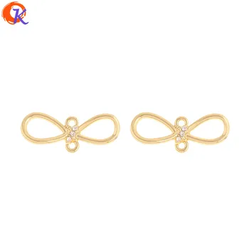 

Cordial Design 100Pcs 10*24MM Jewelry Accessories/Earring Connectors/Bowknot Shape/DIY Jewelry Making/Hand Made/Earring Findings