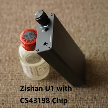 

AK 2020 Zishan U1 HIFI Portable Type-C USB DAC CS43198 Chip Decoder Amanero XMOS + 4200mAh Fast Charge Power Bank for PC/Android