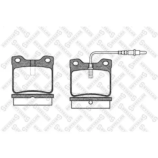 Колодки дисковые з.\ Peugeot 406 2.0-2.2HDi 95/605 2.0-2.5TDi 89