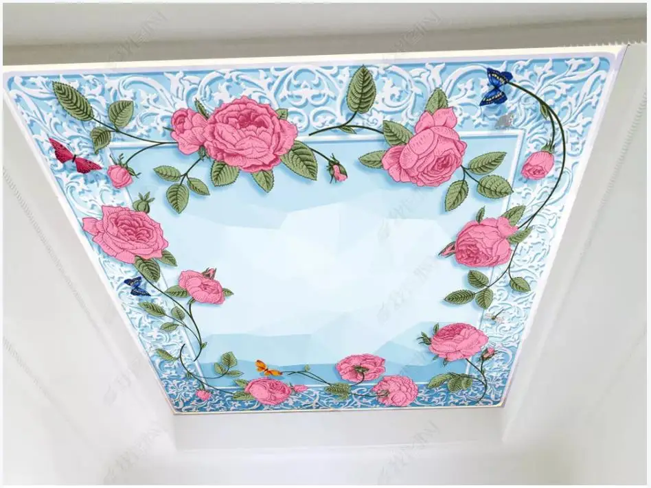 Custom Photo Wallpapers 3d Ceiling Wallpaper For Walls 3 D Idyllic