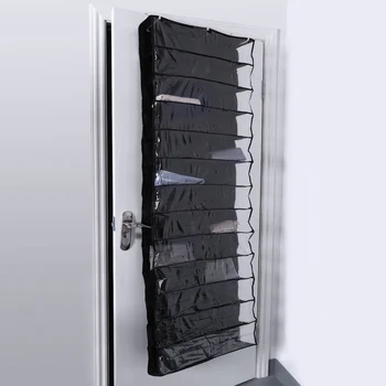 

26 Large Pocket Over the Door Hanger Shoes Organizer Closet Shelves Rack Hanging Storage Space Saver(White)