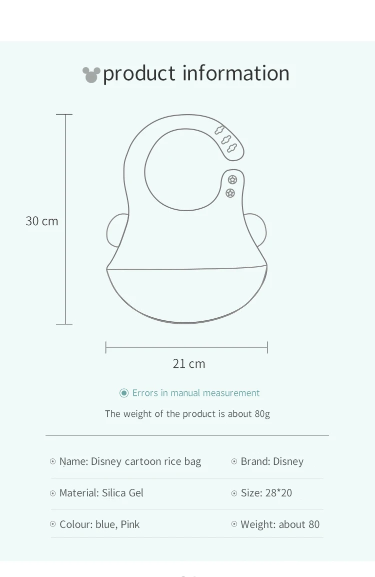 Disney силиконовые детские нагрудники вещи с рисунками из мультфильмов одежда для малышей для мальчиков и девочек, вещи для малышей Водонепроницаемый Слюнявчики для кормления Микки и Минни Маус от 0 до 3 лет