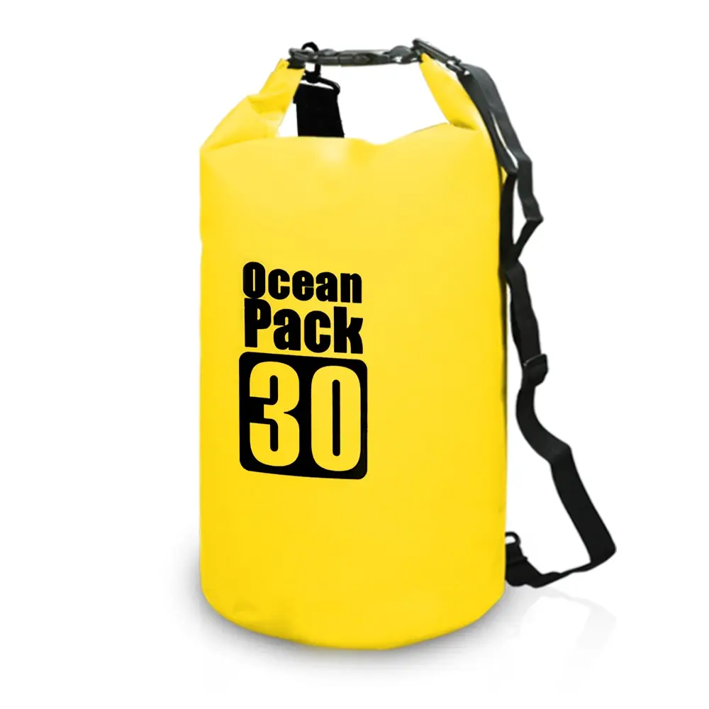 10L/15L/20L/30L Открытый Водонепроницаемый Сухой Рюкзак воды плавающий мешок ролл Топ мешок для каякинга рафтинг лодках река - Цвет: 30L