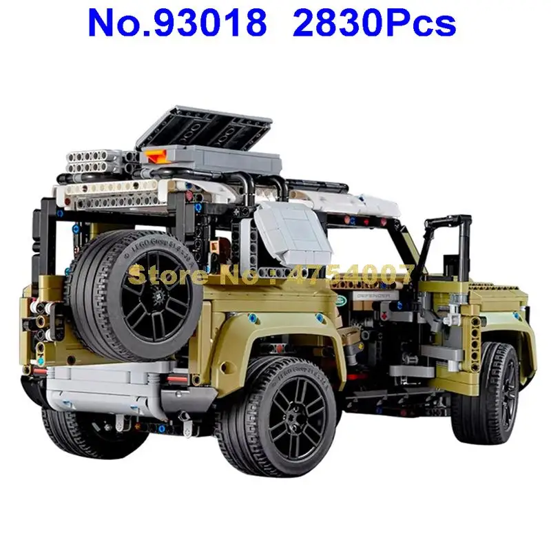 2830 шт. модель автомобиля technic defender строительные блоки 42110 игрушка