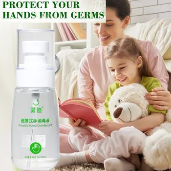 

Alcohol-Free waterless Bacteriostatic Portable Mini Portable Hand Sanitize 60ML Travel Anti-Bacteria Moisturizing Hand Cleaning