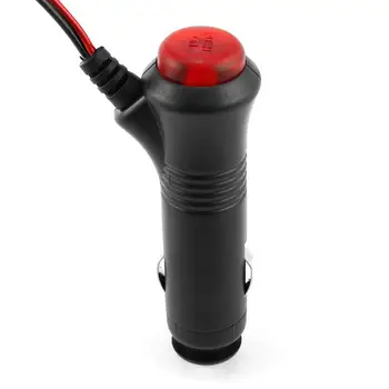

12V 24V Male Auto Car Motorcycle Cigarette Lighter Socket Plug Connector On Off Switch 1.5m Universal Connector Switch