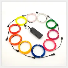 EL Wire напрямую от производителя продажи высокой яркости EL холодный свет El блестящая внутренняя отделка автомобиля EL светящаяся струна