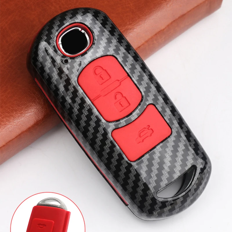 Высокое качество мама углеродного волокна матовый Автомобильный ключ чехол для