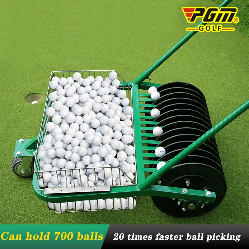 20 Times Faster!golf Ball Picking Machine 13hand Push Cart Ball Golf