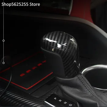 

For Toyota Camry 2018 2019 2020 Gear Cover Shift Head Patch Gear Head Sequins Carbon Fiber Matte Silvery Cover Car Decoration