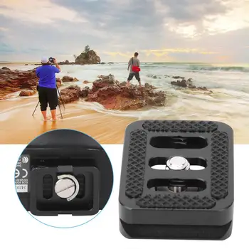 

Mini Portable Aluminium Alloy Quick Release Plate with Non-slip Pad for SLR Camera Tripod Track Compatible for TYC10 Plate