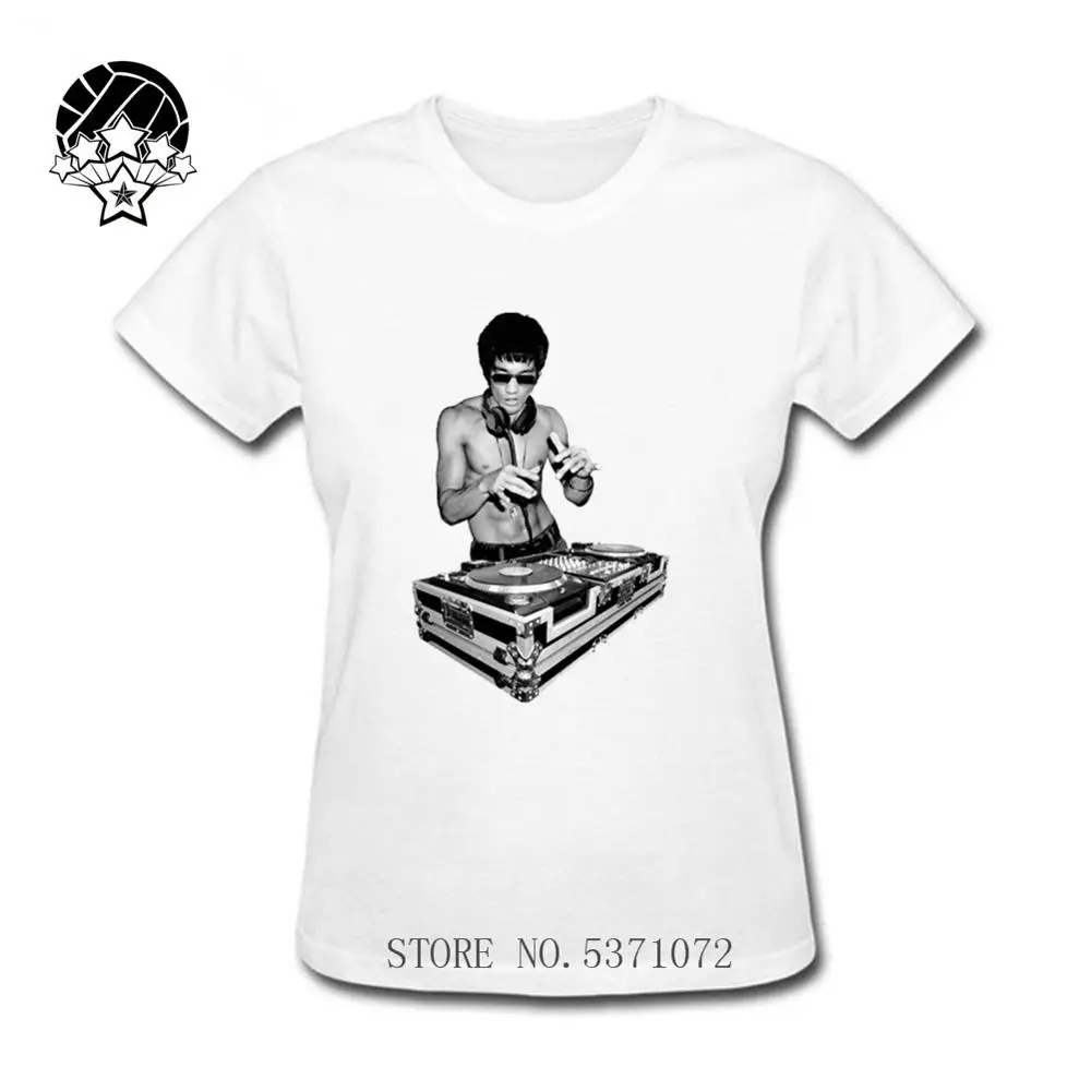 Брюс Ли Dj женская футболка Забавный Тони Старк фильм фанаты кунг-фу 2020 Летняя