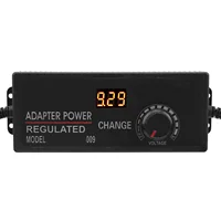 Adaptador de regulador de potencia de CC ajustable, pantalla Digital, 9-24V, 30-120W, fuente de alimentación Universal, cargador, transformador de iluminación