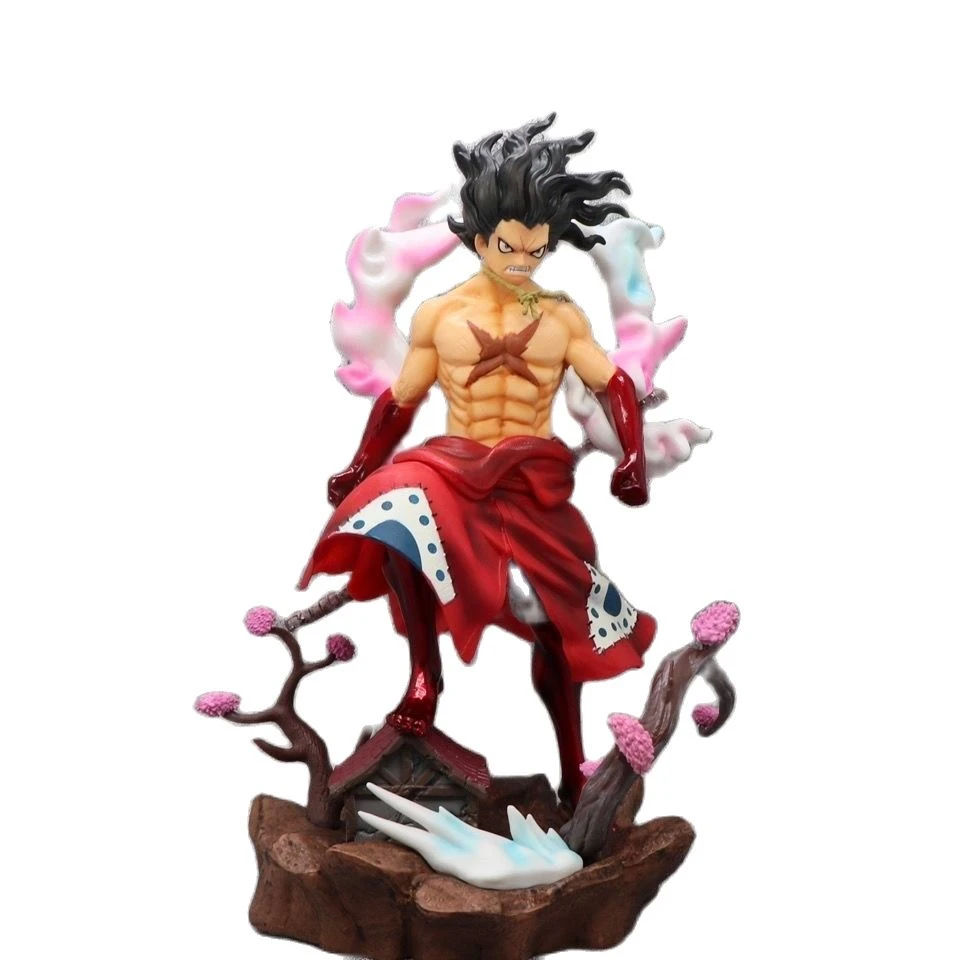 One Piece Anime Figure Gk 4 Snake Man Luffy Gear 35cm Statue Figures Collectible Model Doll Decoration Christmas Kids Gift Aliexpress Toys Hobbies