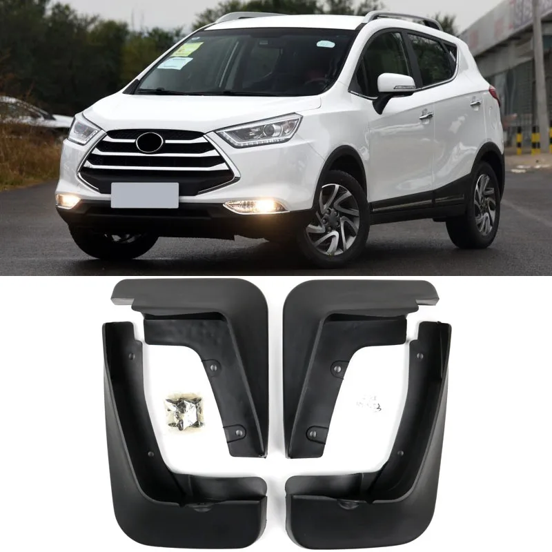 

car Accessories For JAC S3 2014 2015 2016 2017 2018 Mudguards Mud Flap Flaps Splash Guards Fender Protector Cover Kit Trim 4PCS