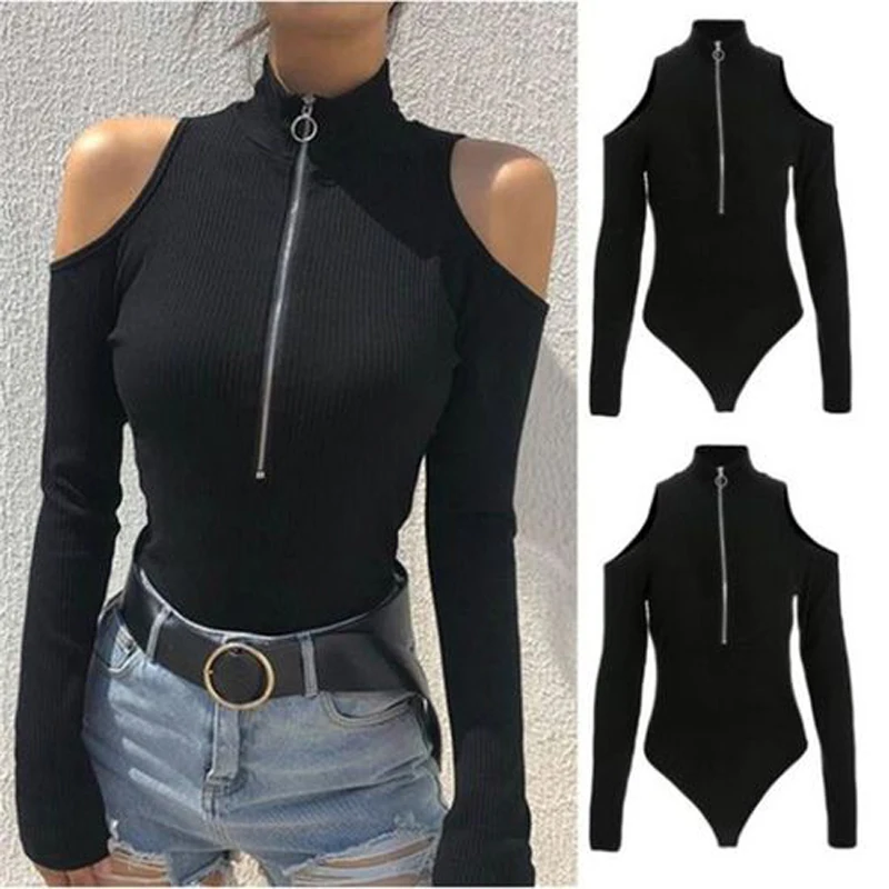 ladies black bodysuit