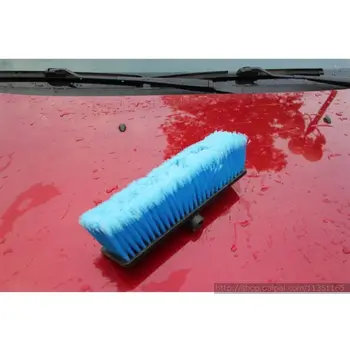 

Car Flow-through Wash Brush Telescoping Handle Soft Cleaning Head RV Truck Wash Trailer E7CA