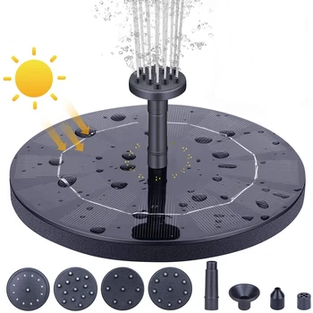 

Mini Solar Fountain Solar Water Fountain Garden Pool Pond Outdoor Solar Panel Fountain Floating Fountain Garden Decoration
