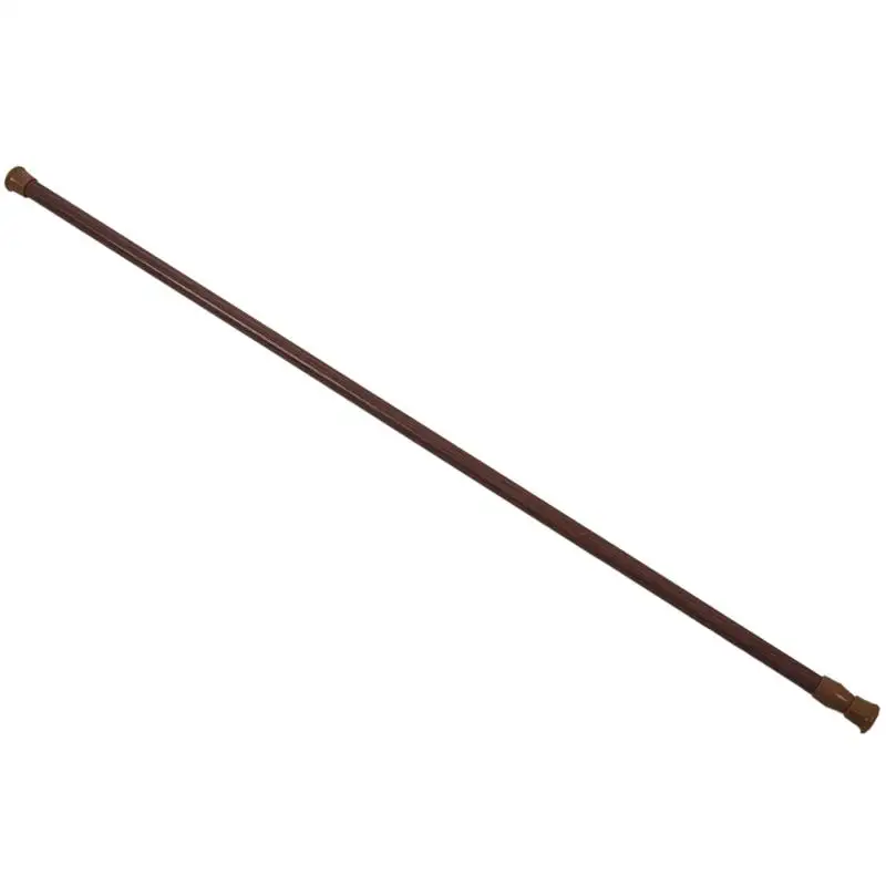 

Extendable Telescopic Spring Loaded Net Voile Tension Curtain Rail Pole Rods,70~120cm,Wood color