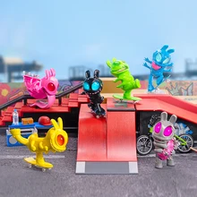 

LAMTOYS Christmas Hug Skateboard Series Vol.02 Blind Box Random Mistery Figur Toy Anime Collective Little Cute Toys (6pcs)