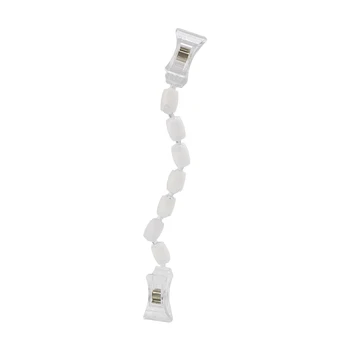 

Shelf Top Mounting Pop Clip on Sign Holder Display Clip Label Price Tag Picture Memo Card Snap Note Double Bead Turnable Clamps