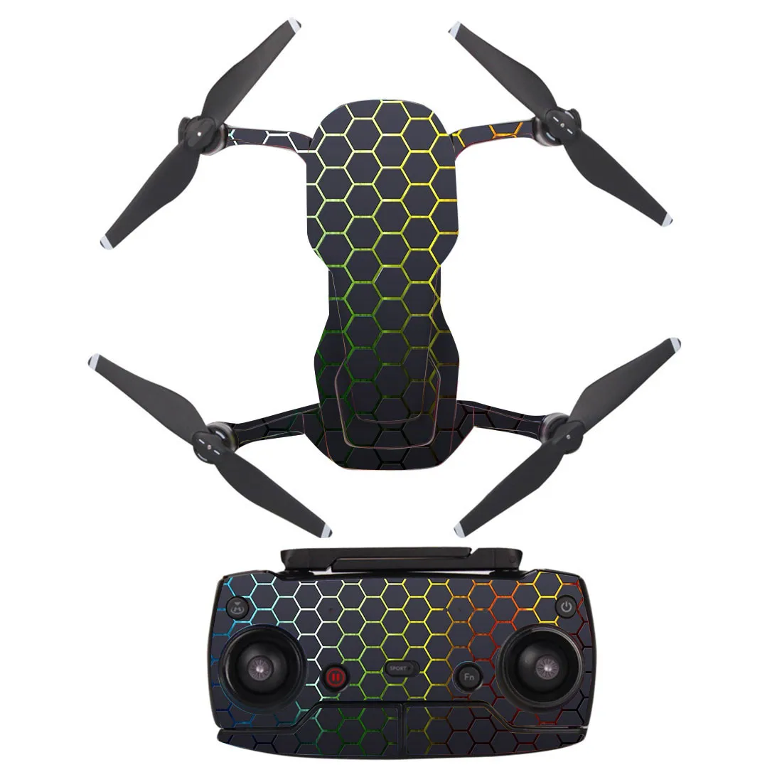 Камуфляжная Водонепроницаемая наклейка для DJI MAVIC AIR Drone корпус оболочка защита кожи Квадрокоптер камера Drone Кожа Наклейка аксессуары