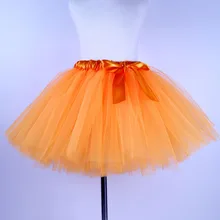 Год, оранжевый тюль, Детский костюм для малышей бальное платье, вечерние, танцевальные, свадебные, короткие юбки-американки, юбка-пачка для девочек