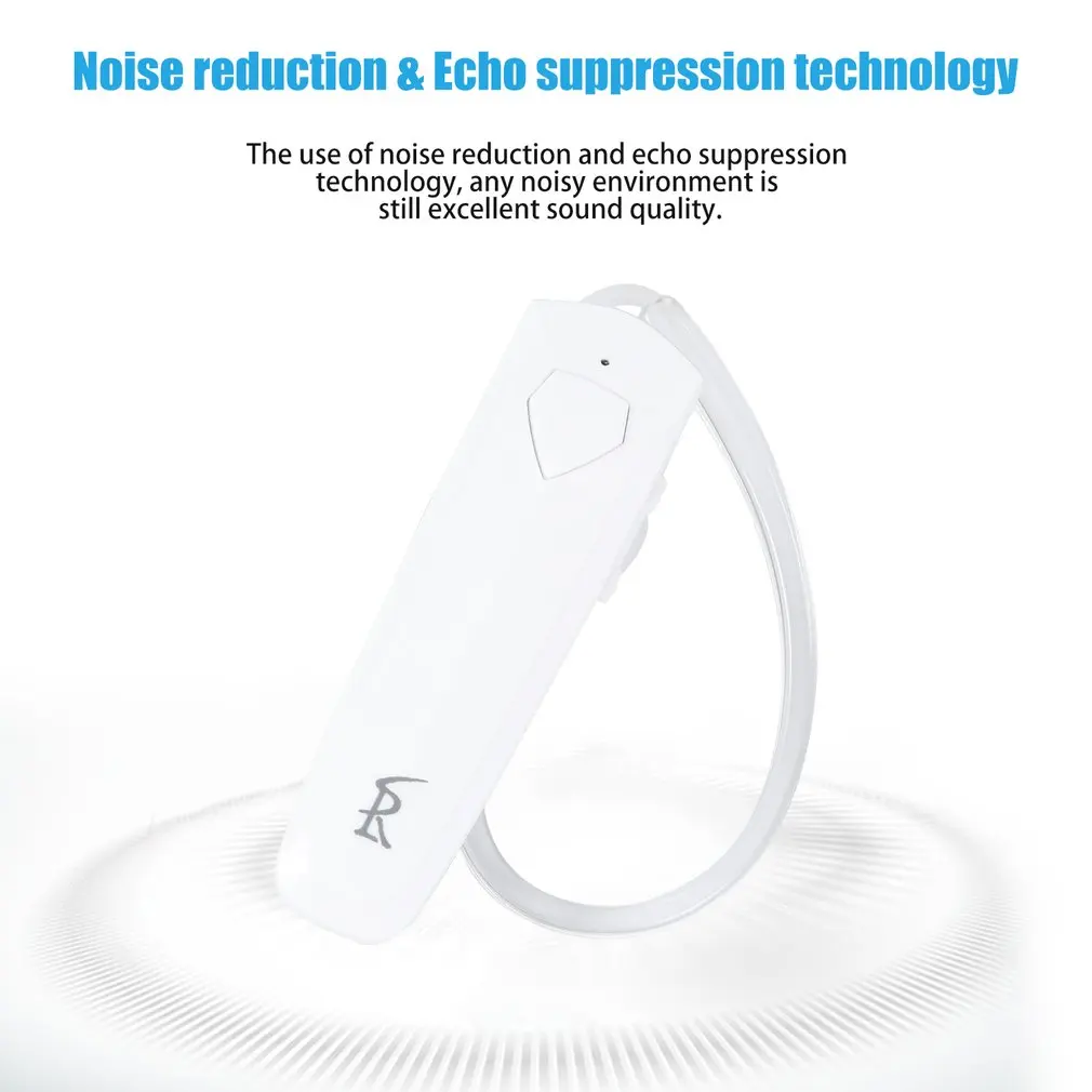 Professional S350 Businless Wireless V4.0 Earphone Stereo Bass Noise Isolation Music Player In Ear Earphones