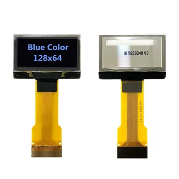 

IPS full View 1.3 inch 30 pin socket plug in OLED display screen panel FPC connector white blue color SH1106 driver 128x64