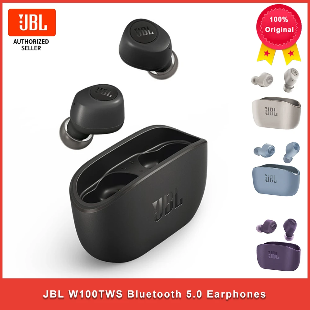 Wireless Bluetooth Headset Jbl Tws | Earbuds Waterproof Bluetooth Jbl - Jbl  W100tws - Aliexpress