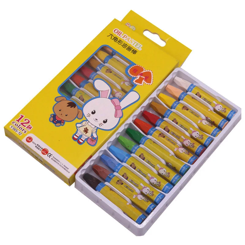 12 шт. пастельные карандаши для рисования маслом|painting for children|painting stickpainting office |