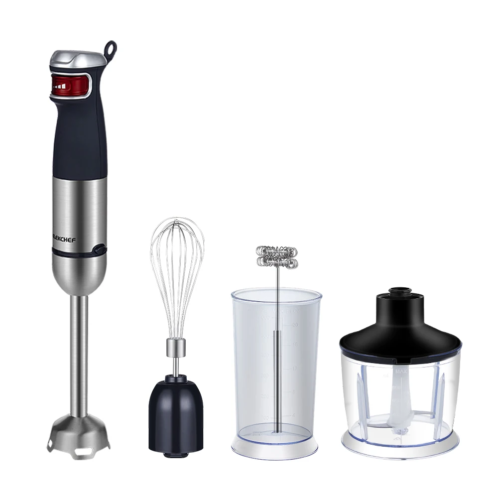 Hand Blender 5 in 1 Multifunctional 1200W Electric Hand Stick Blender Immersion Mixer Food Processor