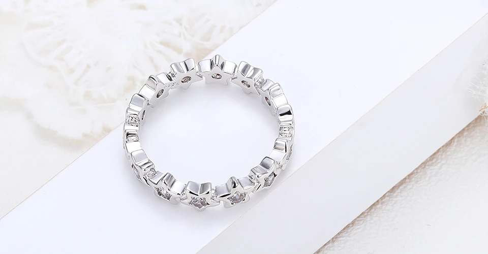 Модные Свадебные Элегантные массивные кольца для женщин,, классические кольца в форме звезды с кристаллами, Женские Ювелирные изделия для помолвки