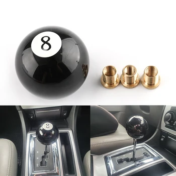 

Black 8 Ball Shift Knob Acrylic Gear Stick Shifter Lever Head Change Knob Eight Universal Manual Car Racing Modified Accessories