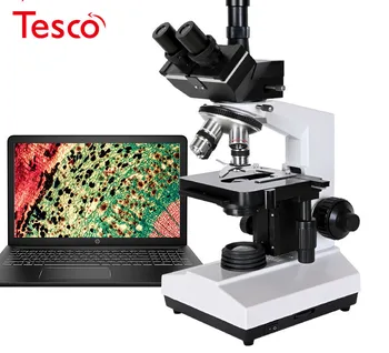 

Professional Lab biological HD trinocular microscope zoom 1600X eyepiece electronic digital 7-inch LCD led Light phone stand USB