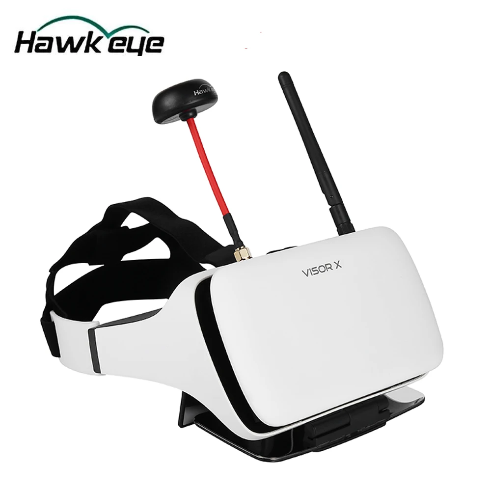 Hawk eye маленький пилот HD дисплей монитор 5 дюймов AR гарнитура на голову двойной приемник преломления для FPV Дрон