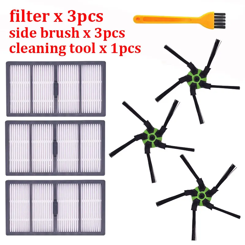 Irobot Vacuum Cleaner Side Brushes+filters Set For Irobot Roomba S9 S9