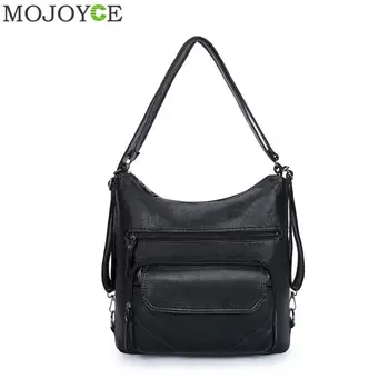 

Fashion Women Crossbody Bag Soft Washed Leather Purse Handbag Pu Leather Shoulder Bag Small Black Messenger Bag