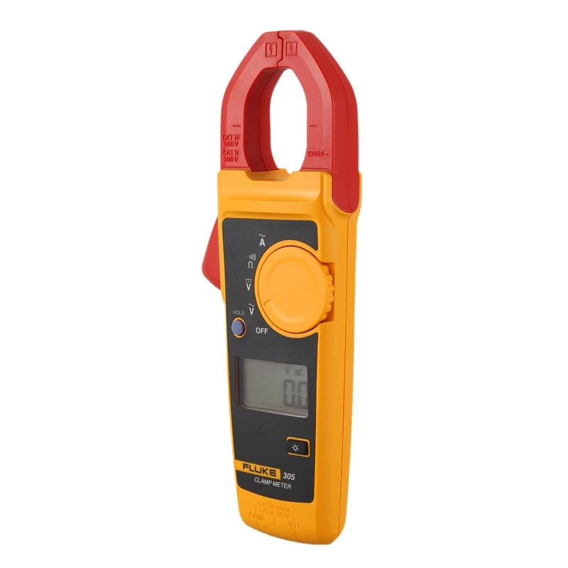 Горячая XD-Fluke 305 цифровой клещи Dmm электрический Ac/Dc Амперметр Напряжение тока мультиметр F305