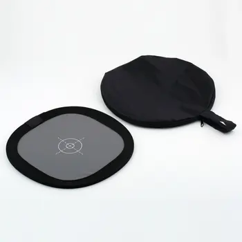 

1Pcs 12" Balance Folding Grey Card Double Face Camera reflector 18% Gray White Wholesale dropshipping