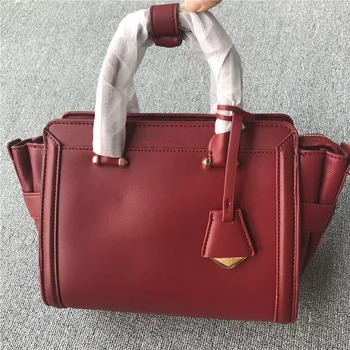

Women's Bag 2020 New Fashion PU Leather Fashion Solid Color Wings Commuter Soft Leather Shoulder Tote