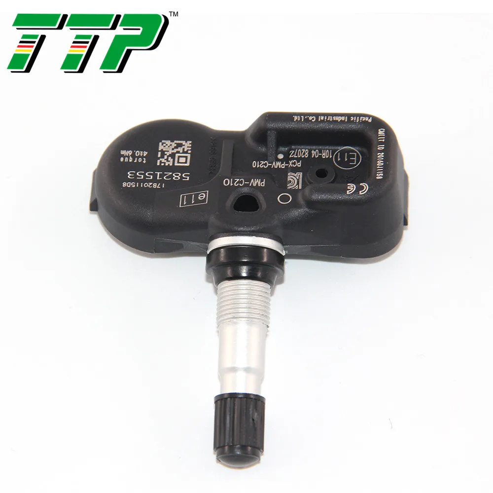 TTP 4 шт. 42607-02031 TPMS датчик давления в автомобильных шинах Система контроля клапанов для TOYOTA 42607-30070 42607-42020 433 МГц