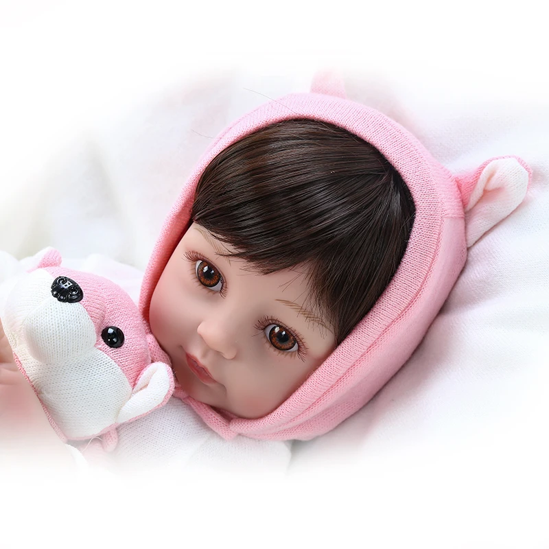 NPK кукла bebe reborn 48 см Новорожденный ребенок полное тело очень мягкий силиконовый ребенок reborn Малыш Девочка Кукла Водонепроницаемый Ванна игрушки подарок
