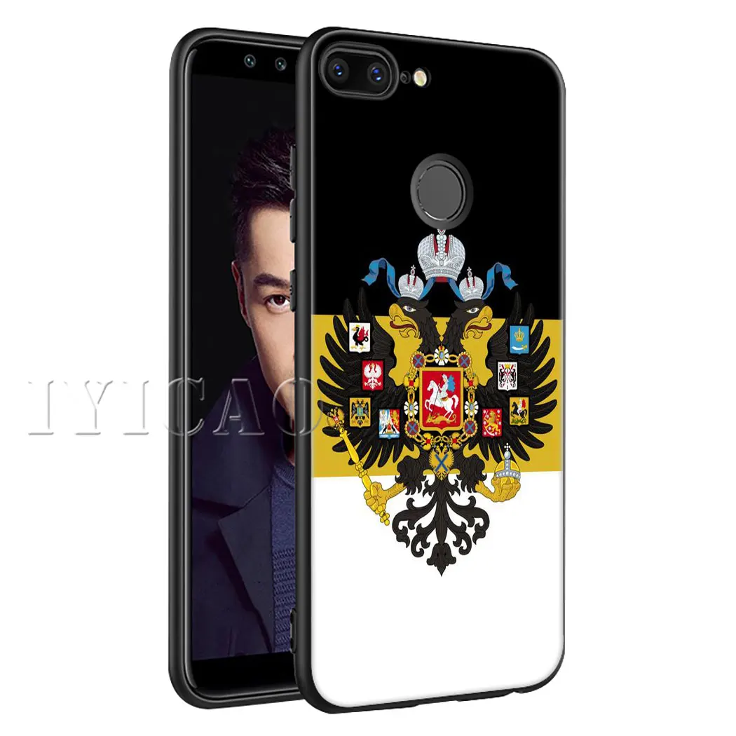 IYICAO Россия флаг герб мягкий чехол для телефона Huawei Honor 9X20 Pro 7A 7C 7X8 9 10 Lite 8X 8C Note 10 View 20 чехол - Цвет: 11