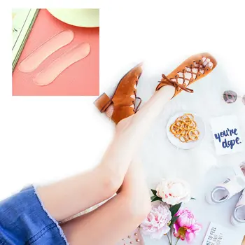

Invisible Silicone High Heels Cushion Protector Feet Care Shoes Back Insert Pads Insoles Stickers
