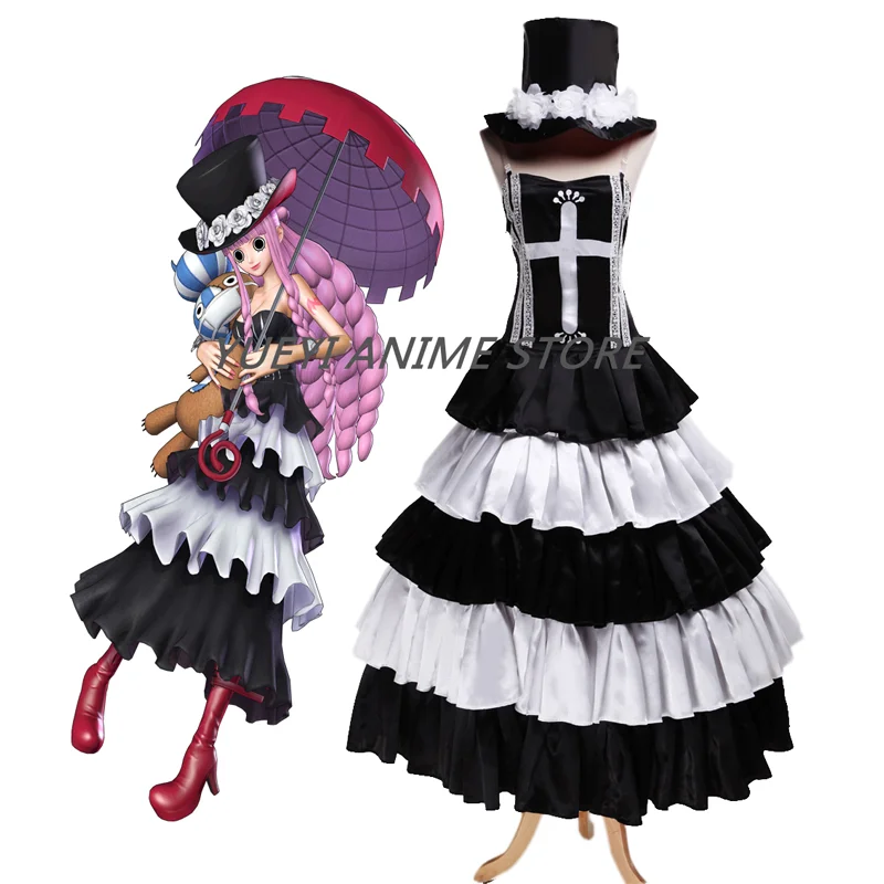 Костюм для косплея из аниме One piece Ghost Princess Perona спустя два года Индивидуальный