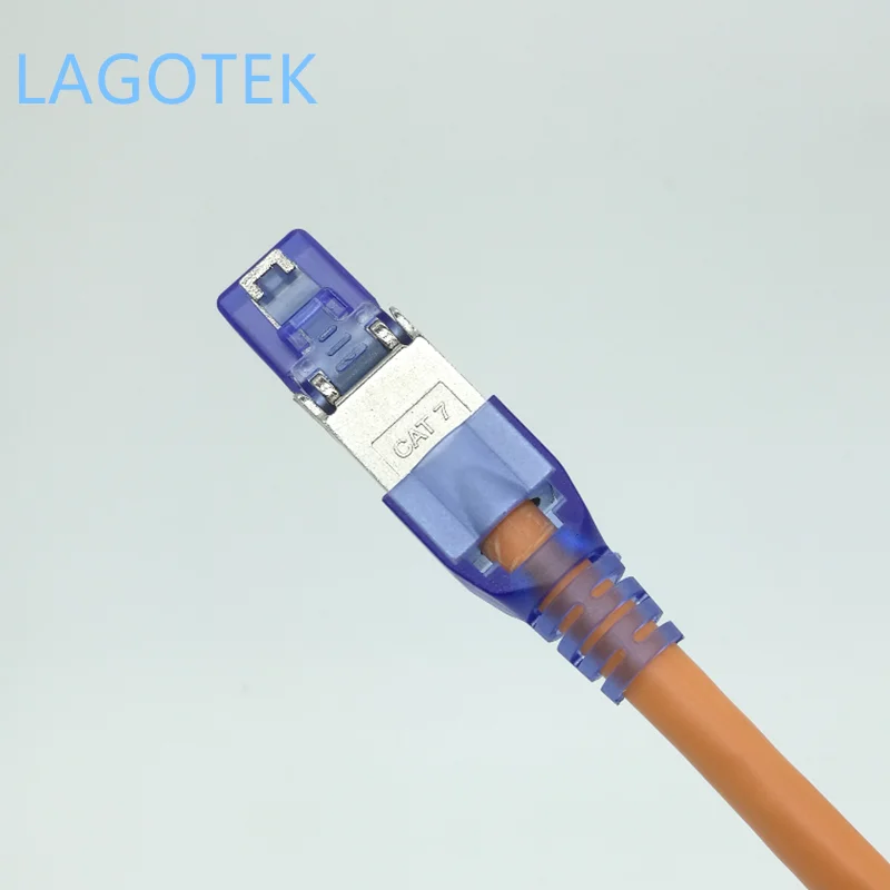 Cat6A Cat7 Rj45 разъем Ethernet адаптер инструмент бесплатная опрессовка экранированная