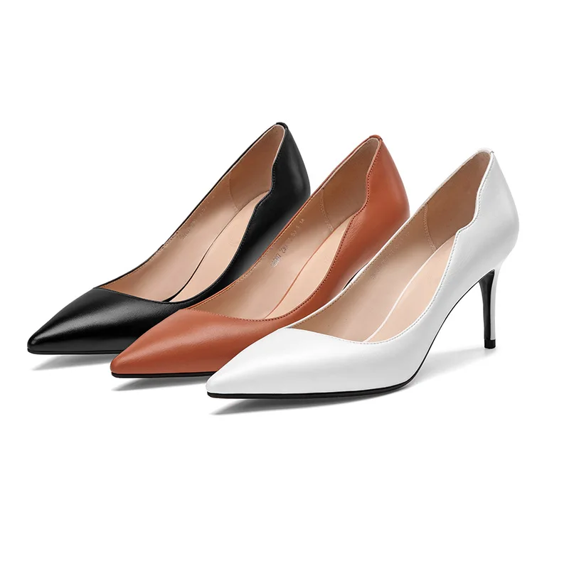 

Spring And Summer New Style High Heel Shoes Pointed-Toe Special Shape Mouth Korean-style Ladies' Shoes Thin Heeled WOMEN'S Shoes