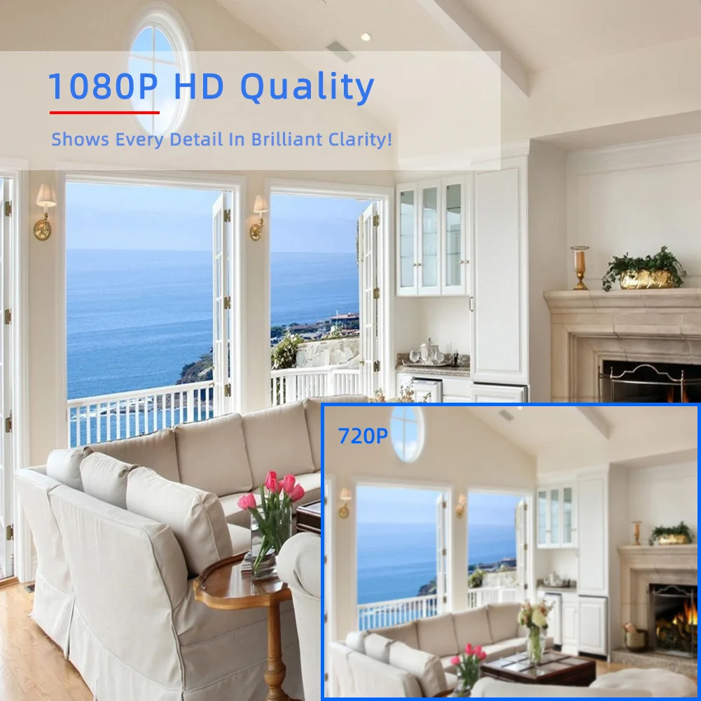 Wifi ip-камера 1080P Беспроводная CCTV ip-камера безопасности HD H.264 Wifi 2,0 мегапикселей двусторонняя для детского монитора Домашняя безопасность ИК-камера